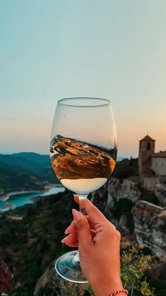 Verre de rosé en Corse