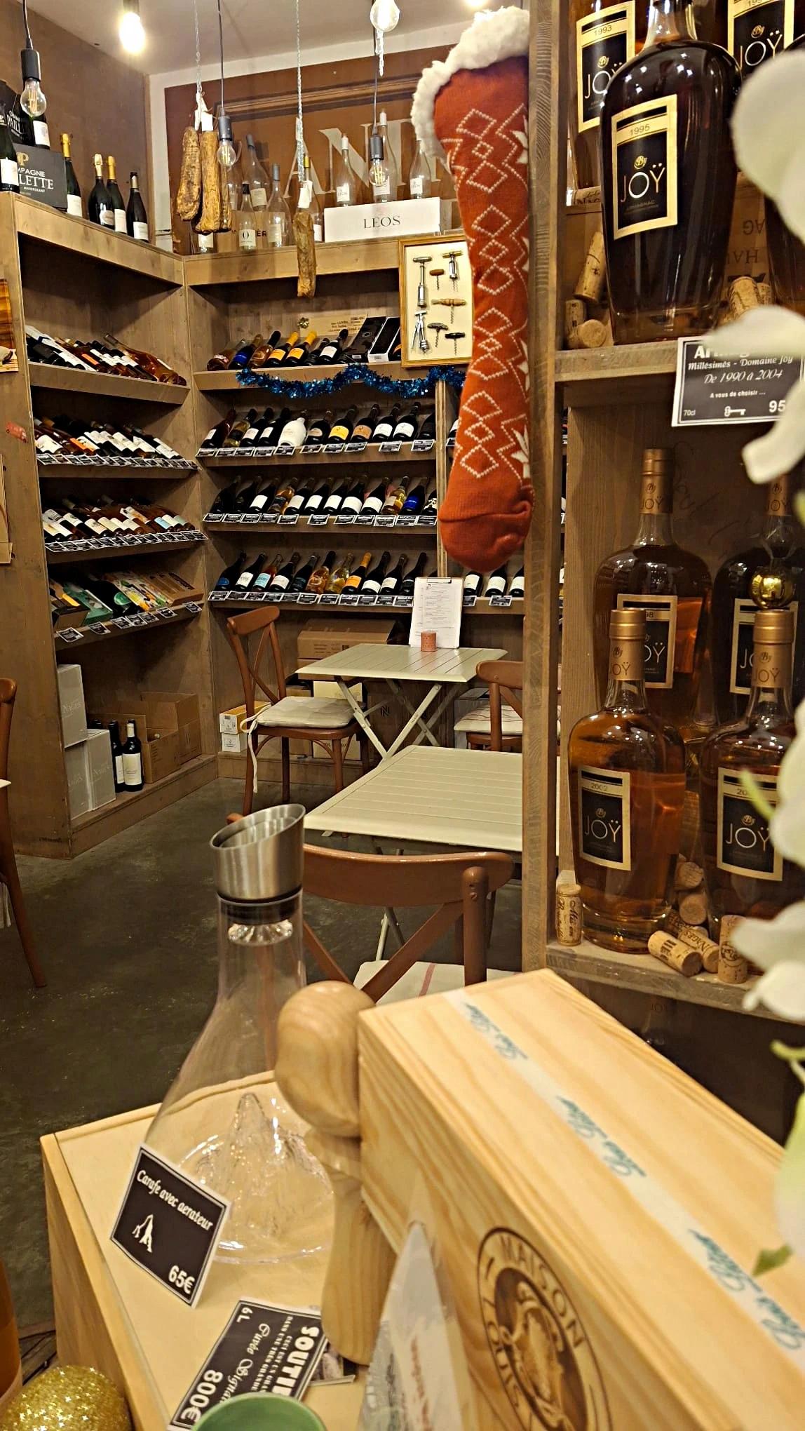 magasin de vin et de spiritueux